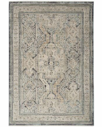 Nourison rug Lynx LNX01 IVCHA IVORY CHARCOAL 5x8 099446082619