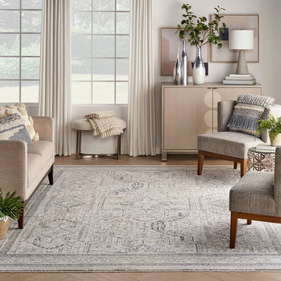 Nourison rug Lynx LNX01 IVGBL IVORY GREY BLUE 12x16 099446082237 interior 3