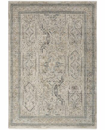 Nourison rug Lynx LNX01 IVGBL IVORY GREY BLUE 5x8 099446082169