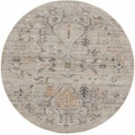 Nourison rug Lynx LNX02 IVTAU IVORY TAUPE 8xRND 099446083258