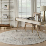 Nourison rug Lynx LNX02 IVTAU IVORY TAUPE 8xRND 099446083258 interior 3