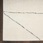 Nourison rug Modern Comfort MNC02 IVBLK IVORY BLACK 5x7 099446902146 CR