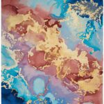 Nourison rug Prismatic PRS18 MULTI 8X10 099446783356