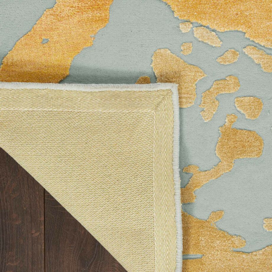 Nourison rug Prismatic PRS19 GRYGD GREY GOLD 8x10 099446814265 CRB