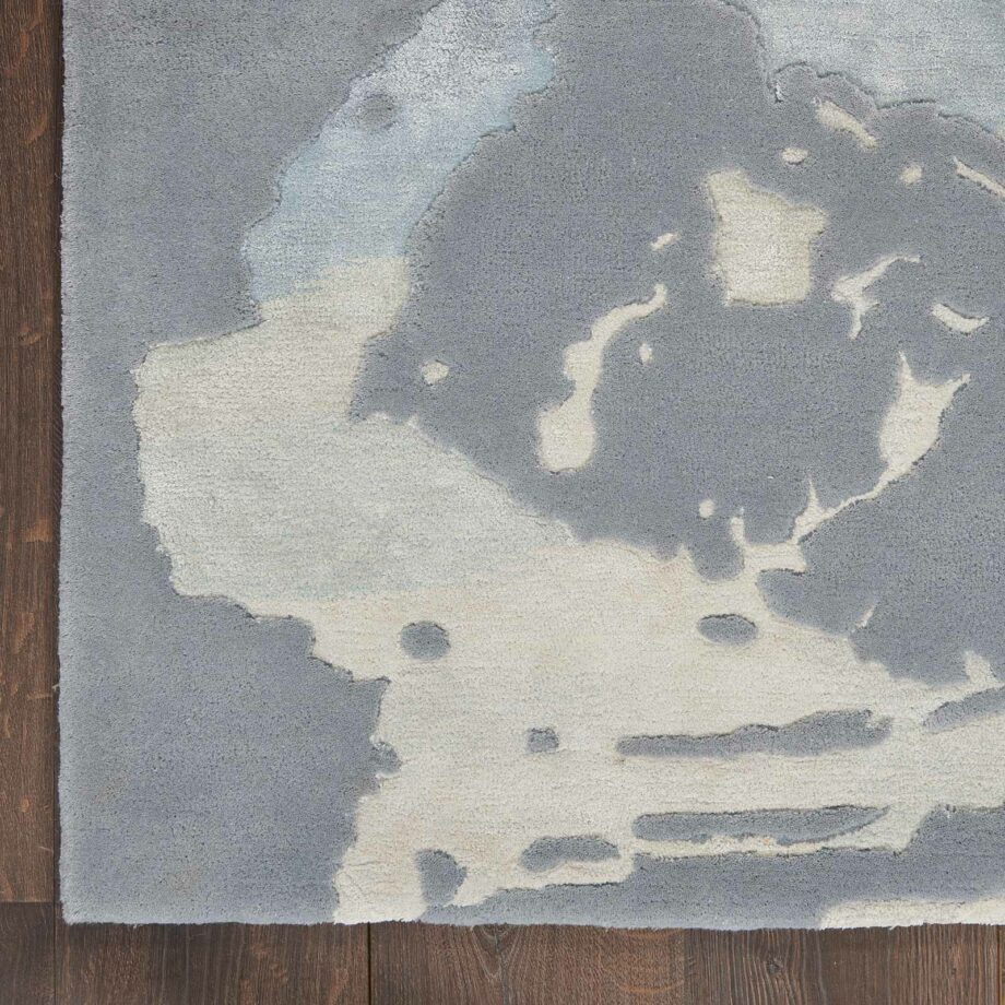 Nourison rug Prismatic PRS19 SFMSL SEAFOAM SILVER 8X10 099446783349 CR