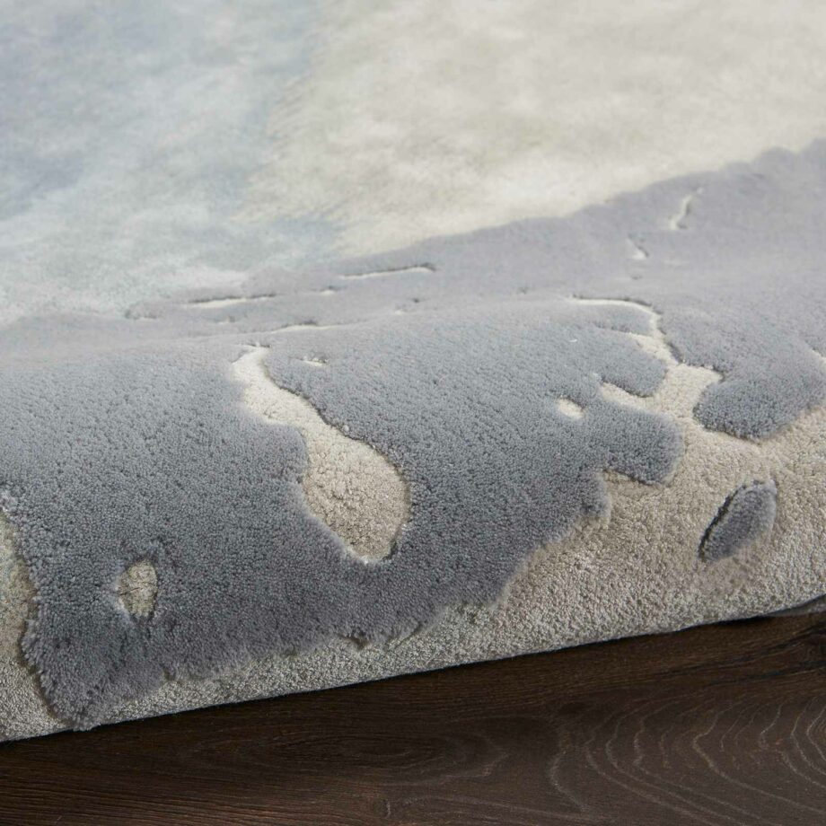 Nourison rug Prismatic PRS19 SFMSL SEAFOAM SILVER 8X10 099446783349 TX01