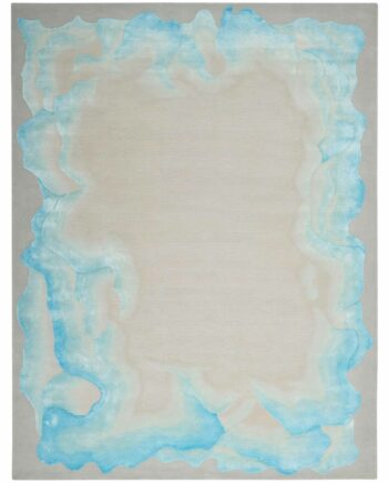 Nourison rug Prismatic PRS22 SMSBL SEA MIST BLUE 8X10 099446862471