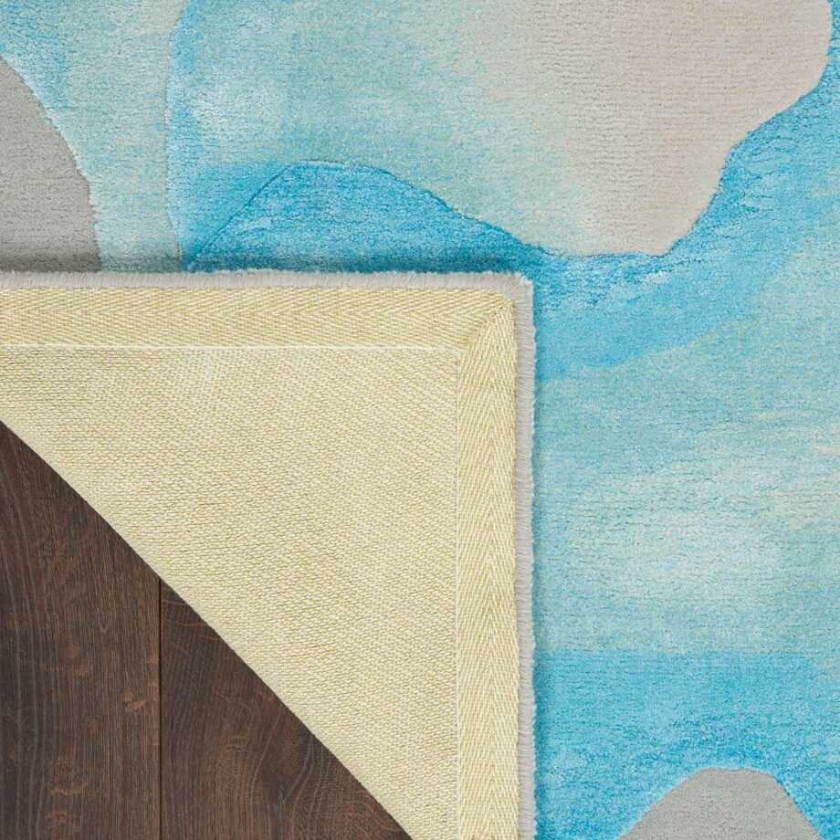 Nourison rug Prismatic PRS22 SMSBL SEA MIST BLUE 8X10 099446862471 CRB