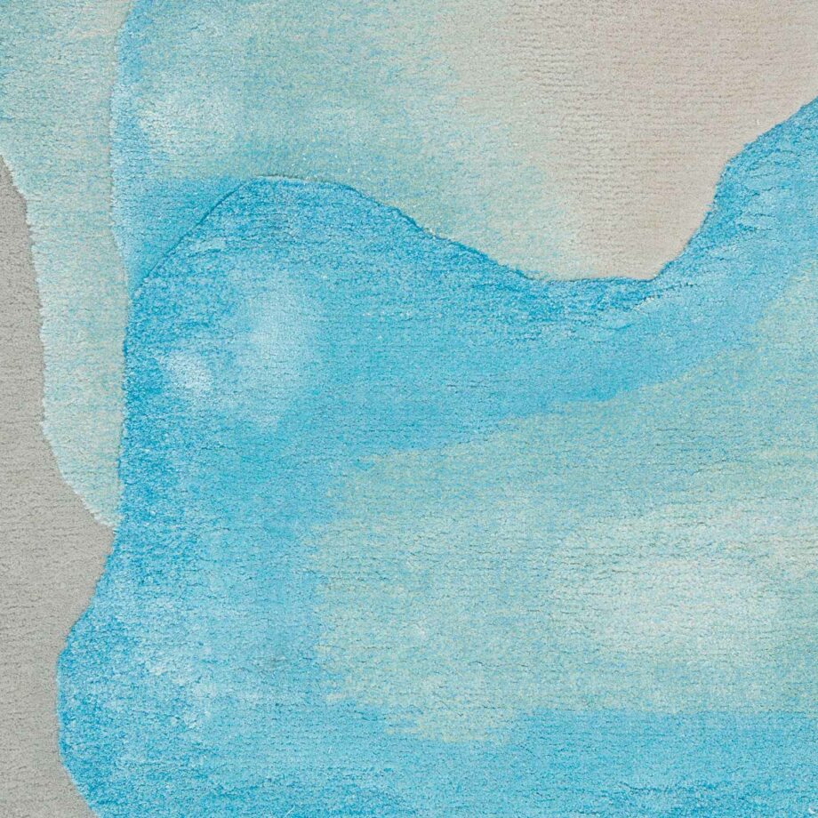 Nourison rug Prismatic PRS22 SMSBL SEA MIST BLUE 8X10 099446862471 swatch