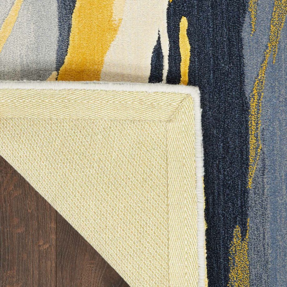 Nourison rug Prismatic PRS24 GRYGD GREY GOLD 8X10 099446889522 CRB