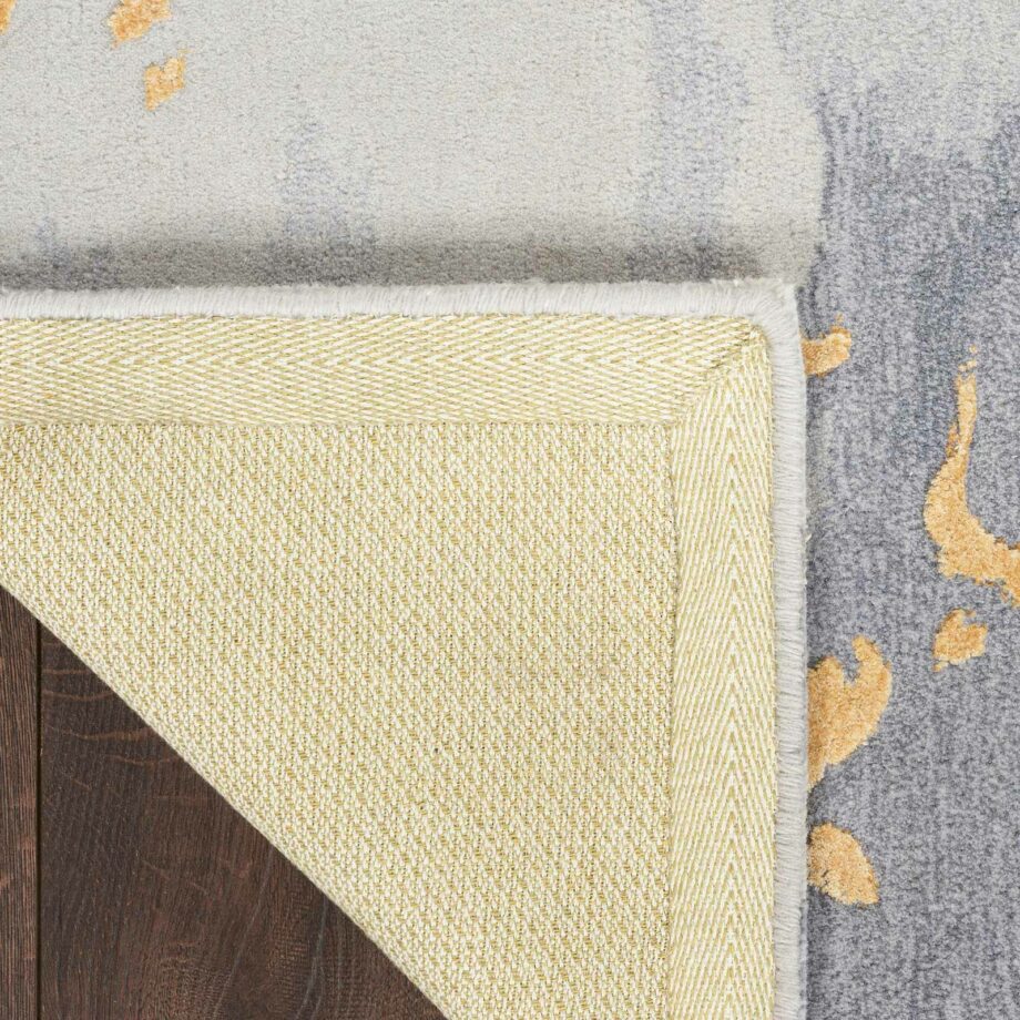 Nourison rug Prismatic PRS28 GRYGD GREY GOLD 8x10 099446891921 CRB