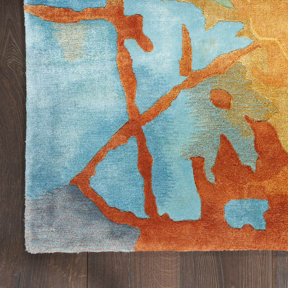 Nourison rug Prismatic PRS29 GLDMT GOLD MULTICOLOR 8x10 099446891914 CR