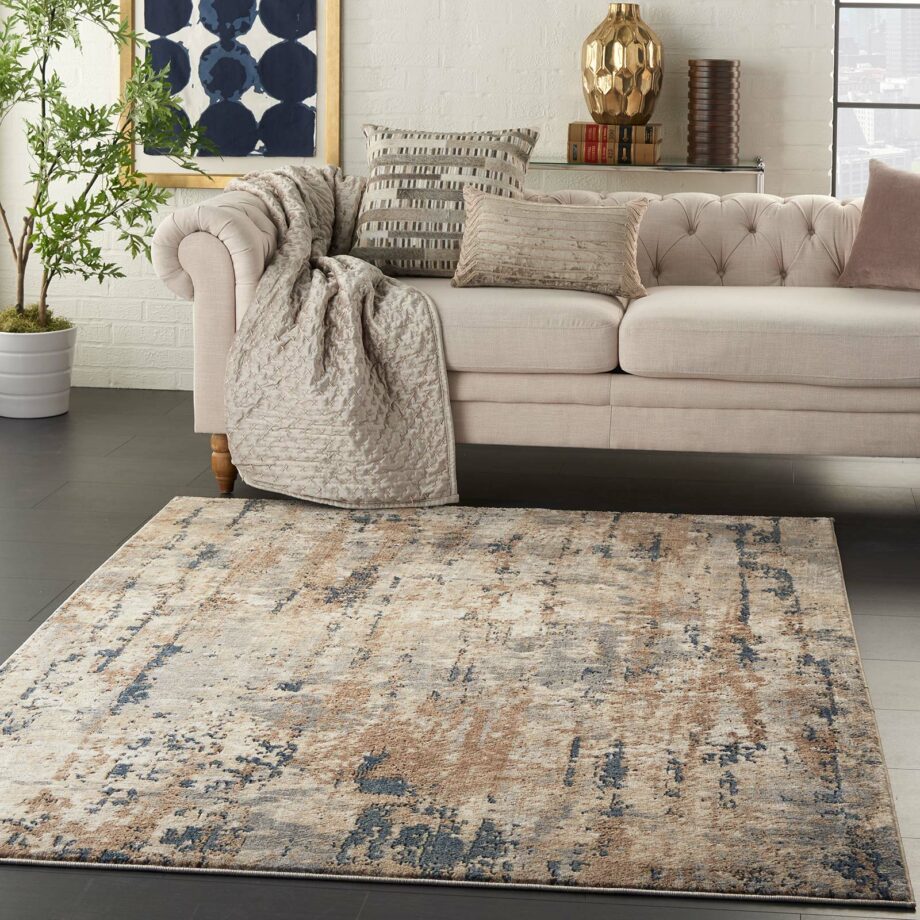 Nourison rug Quarry QUA01 BGEGY BEIGE GREY 5x7 099446746122 interior 3
