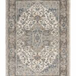 Nourison rug Quarry QUA05 IVGRY IVORY GREY 5x7 099446746276