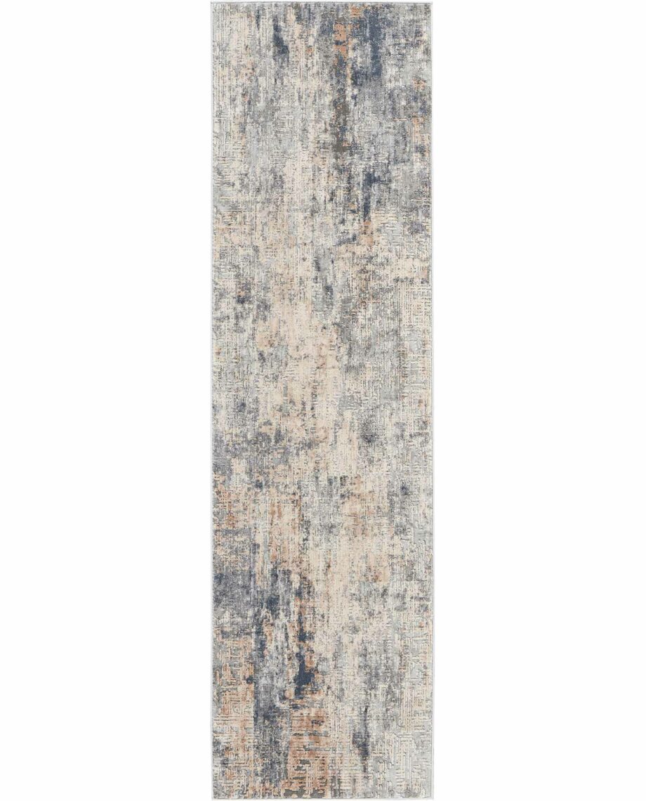 Nourison rug Rustic Textures RUS01 GREY BEIGE 2x8 099446461841 C