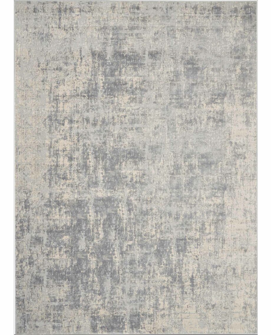 Nourison rug Rustic Textures RUS01 IVSIL IVORY SILVER 8x11 099446476159 copy