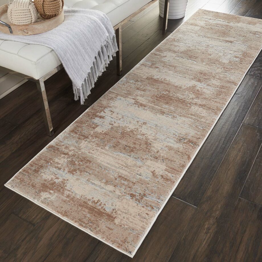 Nourison rug Rustic Textures RUS03 BEIGE 2x8 099446461988 interior 1 C