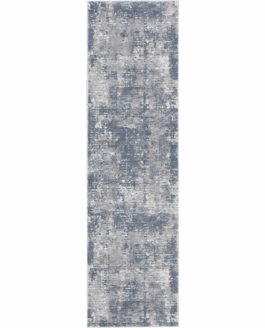 Nourison rug Rustic Textures RUS05 GREY 2x8 099446462107 C