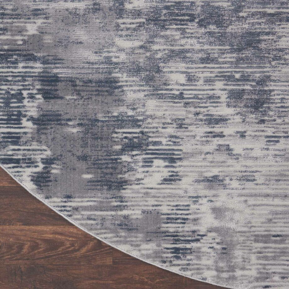 Nourison rug Rustic Textures RUS05 GREY 8XRND 099446835949 CR