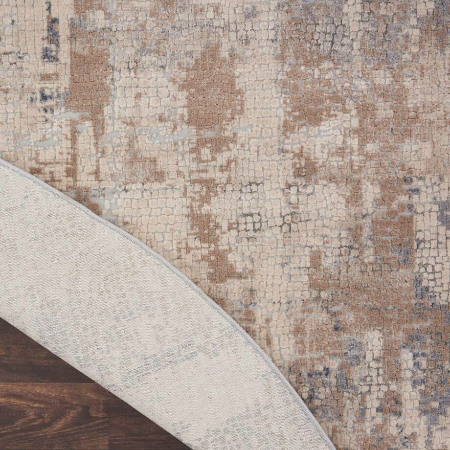 Nourison rug Rustic Textures RUS06 BGEGY BEIGE GREY 8XRND 099446835956 CRB