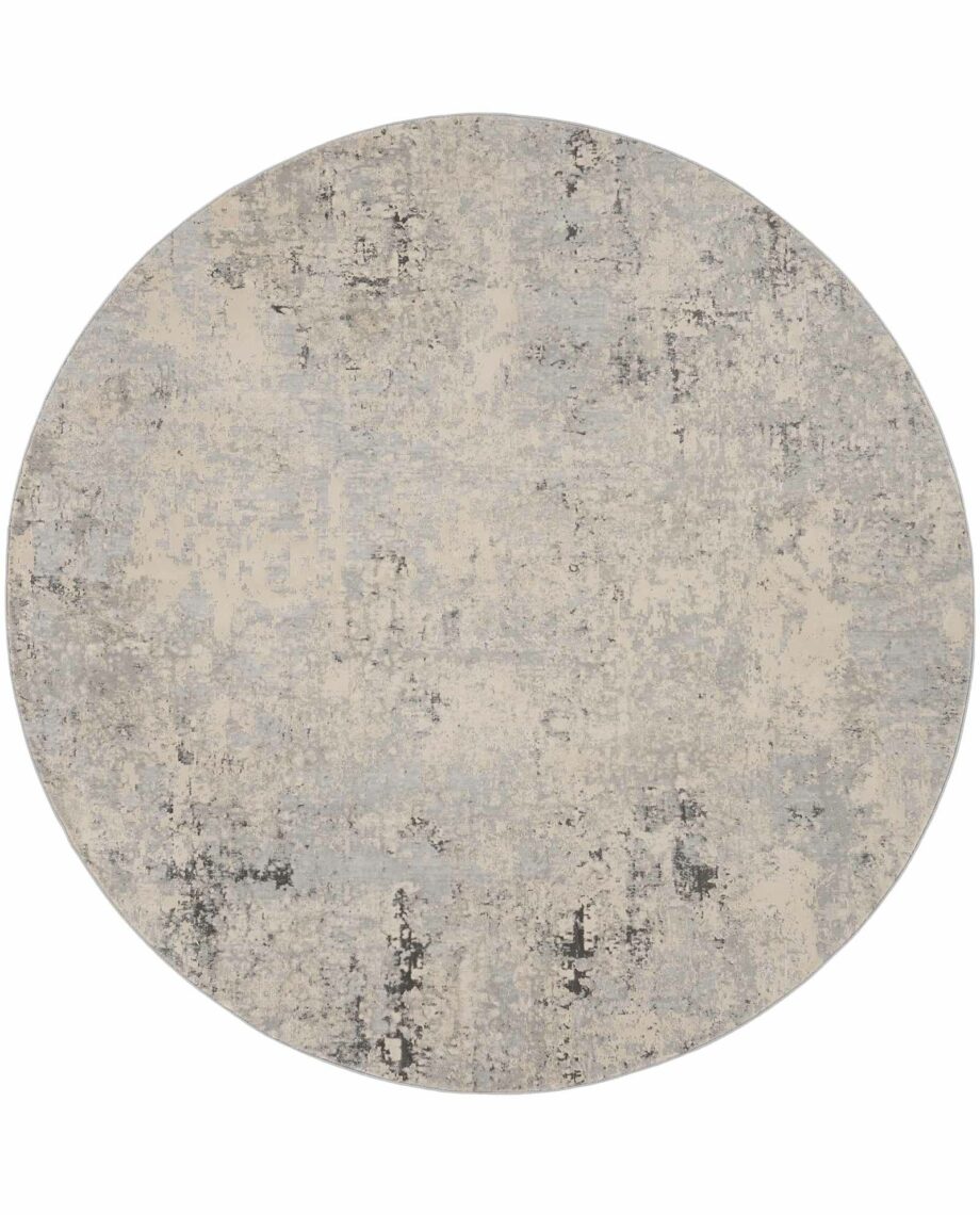 Nourison rug Rustic Textures RUS07 GRYBG GREY BEIGE 8XRND 099446836014