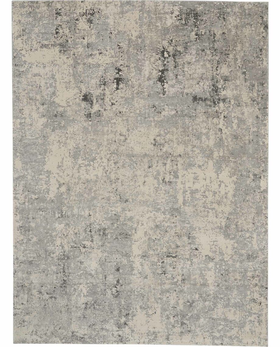 Nourison rug Rustic Textures RUS07 GRYBG GREY BEIGE 8x11 099446496263