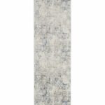 Nourison rug Rustic Textures RUS07 IVGRB IVORY GREY BLUE 2x8 099446496287