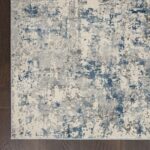 Nourison rug Rustic Textures RUS07 IVGRB IVORY GREY BLUE 5X7 099446496065 CR C