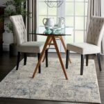 Nourison rug Rustic Textures RUS07 IVGRB IVORY GREY BLUE 5X7 099446496065 interior 3 C