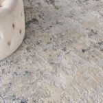 Nourison rug Rustic Textures RUS07 IVGRB IVORY GREY BLUE 8XRND 099446836175 interior 2