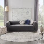 Nourison rug Rustic Textures RUS07 IVGRB IVORY GREY BLUE 8XRND 099446836175 interior 3