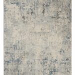 Nourison rug Rustic Textures RUS07 IVGRB IVORY GREY BLUE 8x11 099446496300