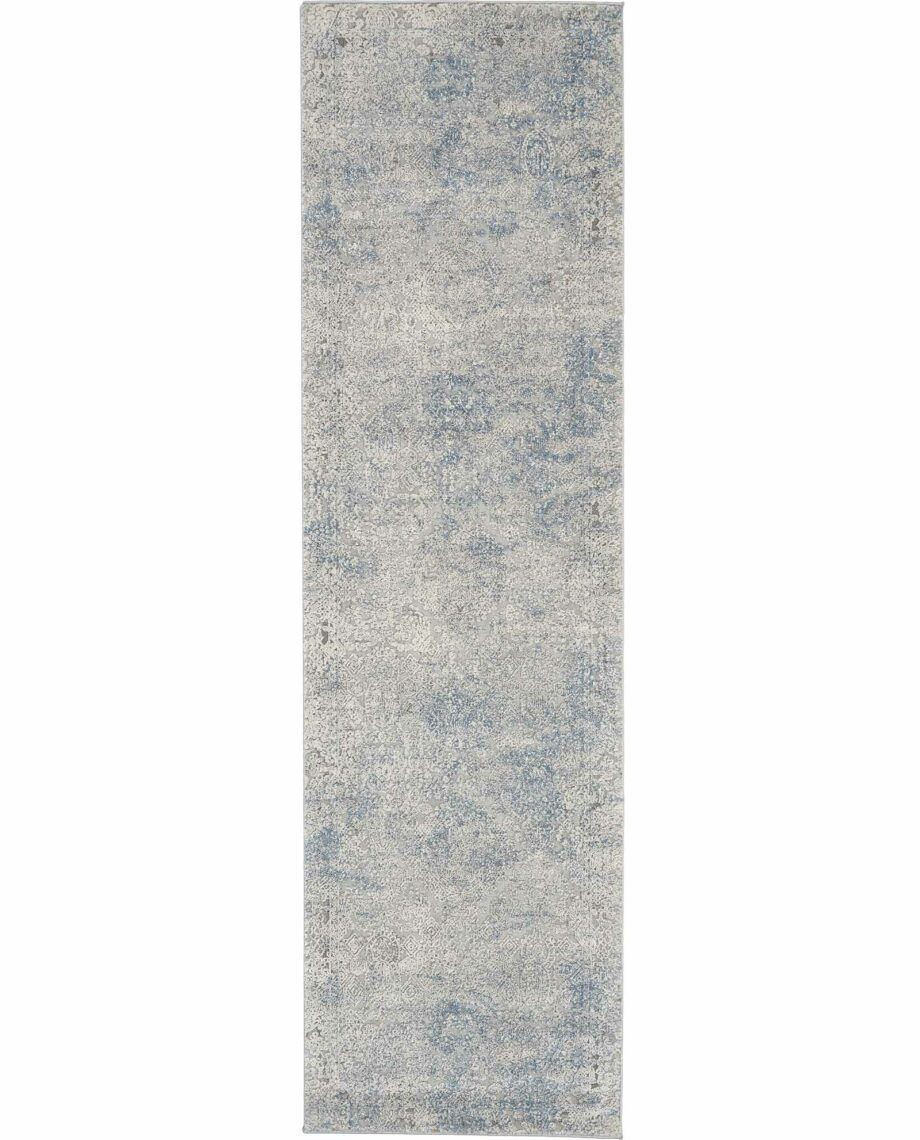 Nourison rug Rustic Textures RUS09 IVLTB IVORY LIGHT BLUE 2x8 099446496409