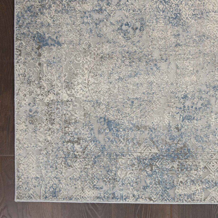 Nourison rug Rustic Textures RUS09 IVLTB IVORY LIGHT BLUE 6x9 099446089397 CR