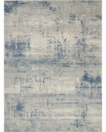 Nourison rug Rustic Textures RUS10 IVBLU IVORY BLUE 8x11 099446496508