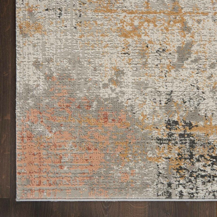 Nourison rug Rustic Textures RUS13 GRYBL GREY BLUE 5X7 099446799197 CR