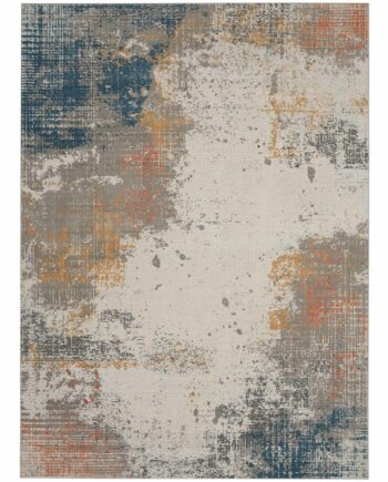 Nourison rug Rustic Textures RUS13 GRYBL GREY BLUE 8x11 099446799210