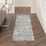 Nourison rug Rustic Textures RUS14 LTGMT LIGHT GREY MULTICOLOR 2x8 099446799234 interior 1