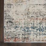 Nourison rug Rustic Textures RUS14 LTGMT LIGHT GREY MULTICOLOR 5X7 099446799272 CR