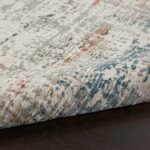 Nourison rug Rustic Textures RUS14 LTGMT LIGHT GREY MULTICOLOR 5X7 099446799272 TX01