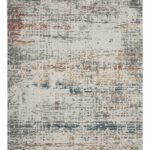 Nourison rug Rustic Textures RUS14 LTGMT LIGHT GREY MULTICOLOR 8x11 099446799296