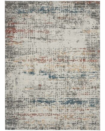 Nourison rug Rustic Textures RUS14 LTGMT LIGHT GREY MULTICOLOR 8x11 099446799296