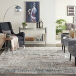 Nourison rug Rustic Textures RUS14 LTGMT LIGHT GREY MULTICOLOR 8x11 099446799296 interior 3