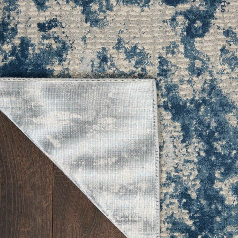 Nourison rug Rustic Textures RUS16 GRYBL GREY BLUE 5X7 099446799579 CRB
