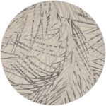 Nourison rug Rustic Textures RUS17 IVGRY IVORY GREY 8XRND 099446836137
