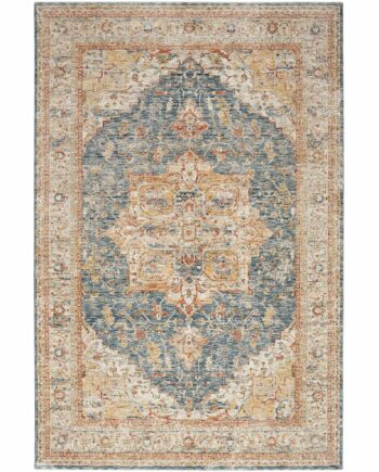 Nourison rug Sahar SHR06 IVBLU IVORY BLUE 8x10 099446166326