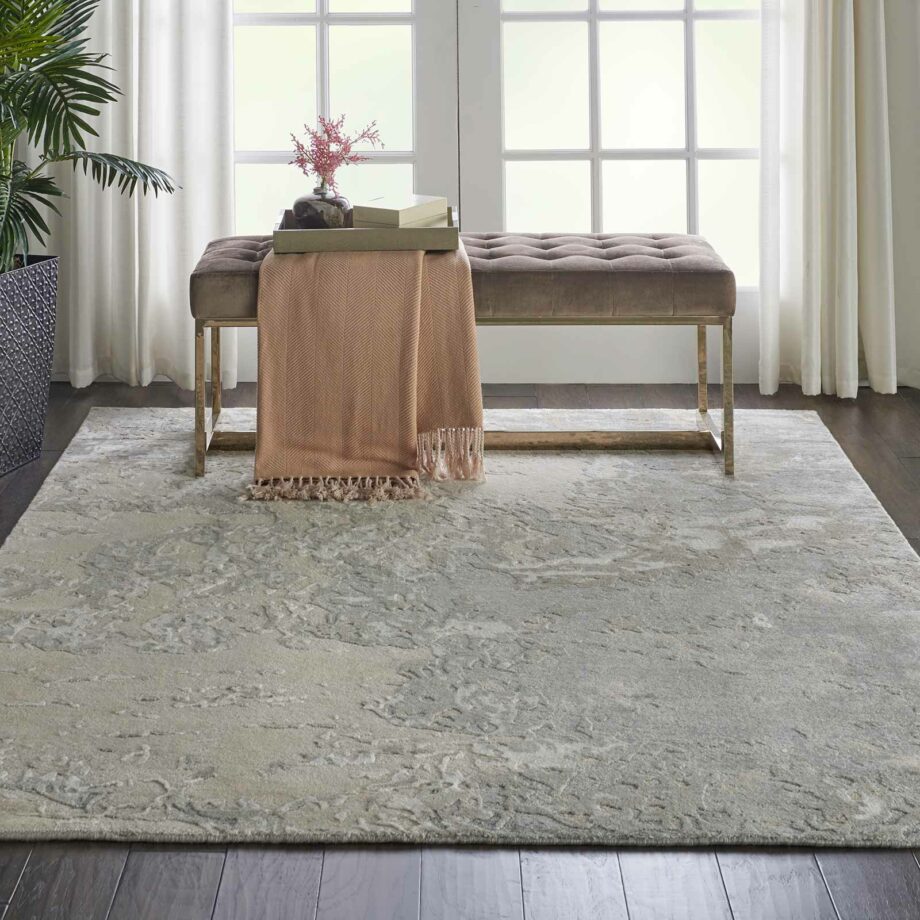 Nourison rug Silk Shadows SHA17 SAND 6X8 099446451026 interior 1 C