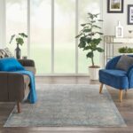 Nourison rug Starry Nights STN01 CRMBL CREAM BLUE 5x7 099446736802 interior 1 C