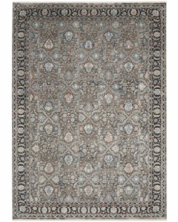 Nourison rug Starry Nights STN10 GRYNV GREY NAVY 5x7 099446797285