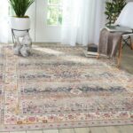 Nourison rug Vintage Kashan VKA01 GREY 5x7 099446455116 interior 4